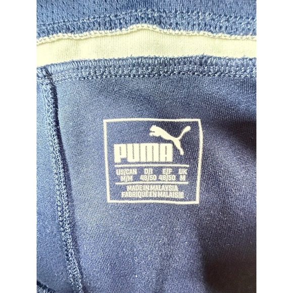 Puma Track Joggers Navy Blue Pants Men's Size Medium - Picture 12 of 16